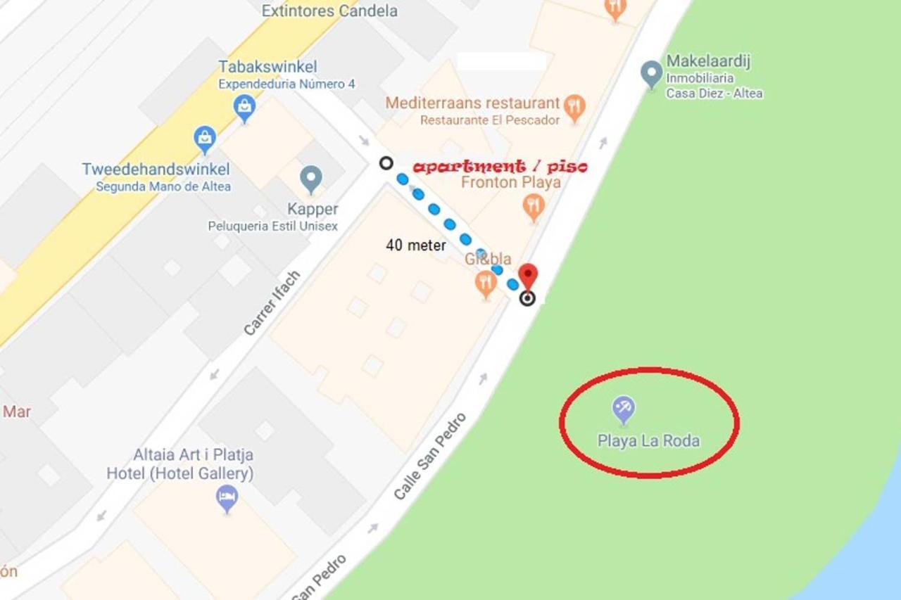 50 Meters To Beach! Ac - Wifi -Near City Center Алтеа Екстер'єр фото